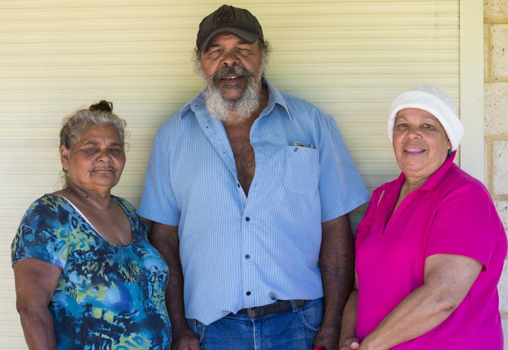 Aboriginal people - man, and two women